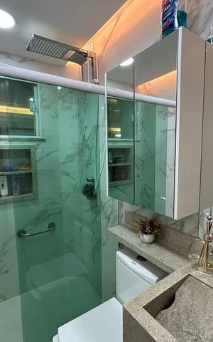 Apartamento à venda com 85m², 3 quartos e 1 vagaBanheiro Social