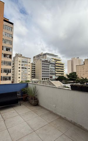 Studio para alugar com 27m², 1 quarto e sem vaga