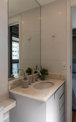 Apartamento à venda com 80m², 2 quartos e 1 vagaBanheiro da Suíte 1