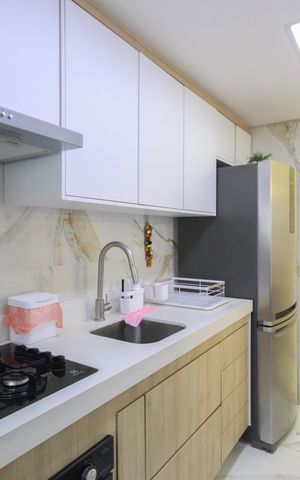 Apartamento à venda com 62m², 3 quartos e 1 vaga Apartamento à venda com 62m², 3 quartos e 1 vagaCozinha e Área de Serviço