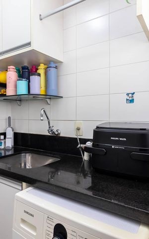 Apartamento à venda com 120m², 3 quartos e 2 vagas Apartamento à venda com 120m², 3 quartos e 2 vagasÁrea de Serviço