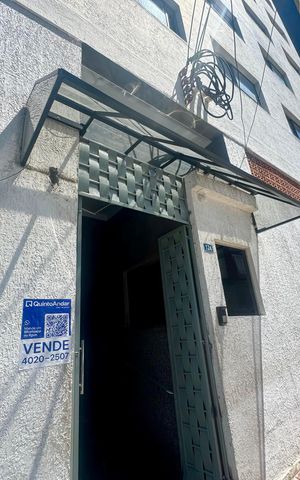 Studio à venda com 24m², 1 quarto e sem vagaPlaca instalada na fachada do imóvel
