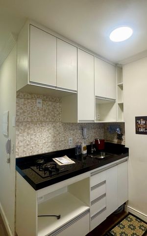 Studio à venda com 24m², 1 quarto e sem vagaCozinha