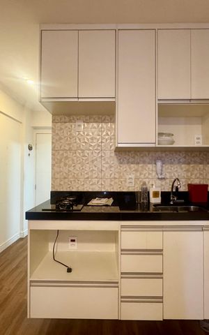 Studio à venda com 24m², 1 quarto e sem vagaCozinha