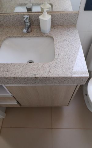 Apartamento para alugar com 135m², 3 quartos e sem vagaBanheiro suite 1