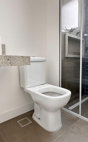 Apartamento à venda com 113m², 3 quartos e 2 vagas Apartamento à venda com 113m², 3 quartos e 2 vagasBanheiro da Suíte 1