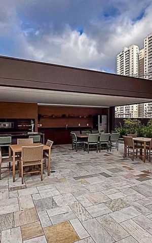 Apartamento à venda com 113m², 3 quartos e 2 vagas Apartamento à venda com 113m², 3 quartos e 2 vagasÁrea comum - Churrasqueira