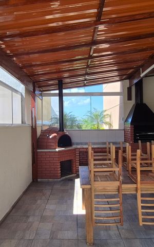 Apartamento à venda com 54m², 2 quartos e 2 vagas Apartamento à venda com 54m², 2 quartos e 2 vagasChurrasqueira