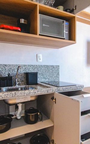 Apartamento à venda com 34m², 1 quarto e sem vaga Apartamento à venda com 34m², 1 quarto e sem vagaCozinha