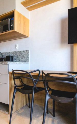 Apartamento à venda com 34m², 1 quarto e sem vaga Apartamento à venda com 34m², 1 quarto e sem vagaCozinha