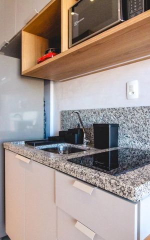 Apartamento à venda com 34m², 1 quarto e sem vaga Apartamento à venda com 34m², 1 quarto e sem vagaCozinha
