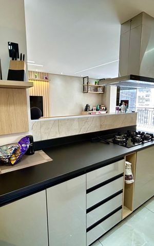 Apartamento à venda com 81m², 2 quartos e 2 vagas Apartamento à venda com 81m², 2 quartos e 2 vagasCozinha