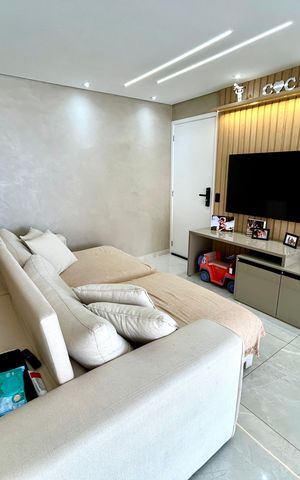 Apartamento à venda com 81m², 2 quartos e 2 vagas Apartamento à venda com 81m², 2 quartos e 2 vagasSala
