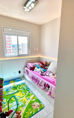 Apartamento à venda com 81m², 2 quartos e 2 vagas Apartamento à venda com 81m², 2 quartos e 2 vagasQuarto 1