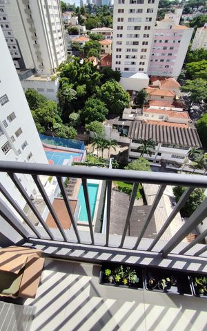 Studio à venda com 27m², 1 quarto e sem vaga Studio à venda com 27m², 1 quarto e sem vagaVaranda