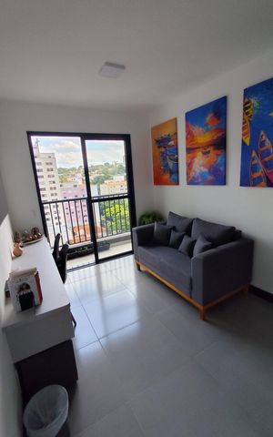 Studio à venda com 27m², 1 quarto e sem vaga Studio à venda com 27m², 1 quarto e sem vagaSala
