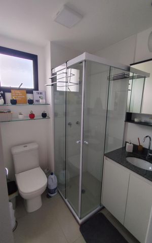 Studio à venda com 27m², 1 quarto e sem vaga Studio à venda com 27m², 1 quarto e sem vagaBanheiro