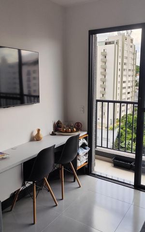 Studio à venda com 27m², 1 quarto e sem vaga Studio à venda com 27m², 1 quarto e sem vagaSala