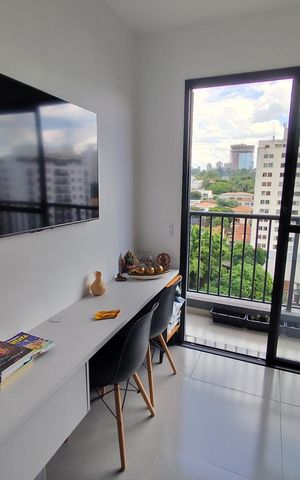 Studio à venda com 27m², 1 quarto e sem vaga Studio à venda com 27m², 1 quarto e sem vagaSala