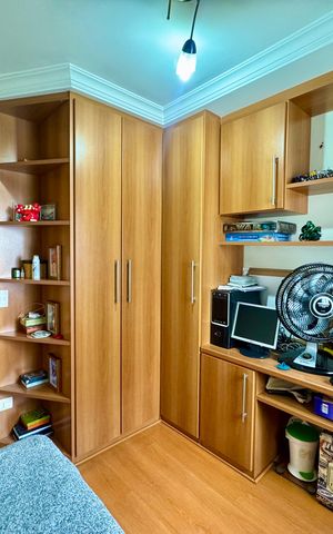 Apartamento à venda com 76m², 3 quartos e 2 vagas Apartamento à venda com 76m², 3 quartos e 2 vagasQuarto 1