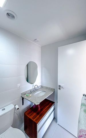 Apartamento para alugar com 68m², 2 quartos e 1 vagaBanheiro da Suíte