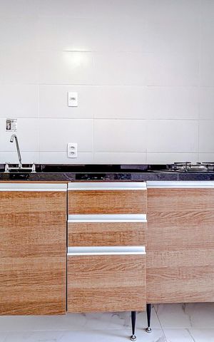 Apartamento para alugar com 68m², 2 quartos e 1 vagaCozinha - Armários