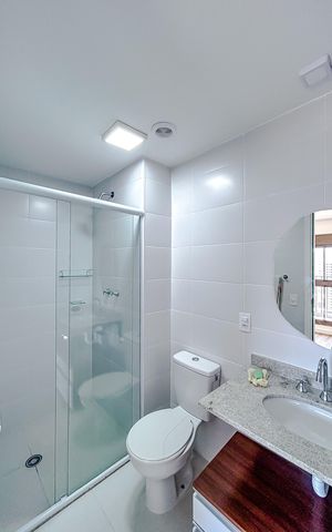 Apartamento para alugar com 68m², 2 quartos e 1 vagaBanheiro da Suíte