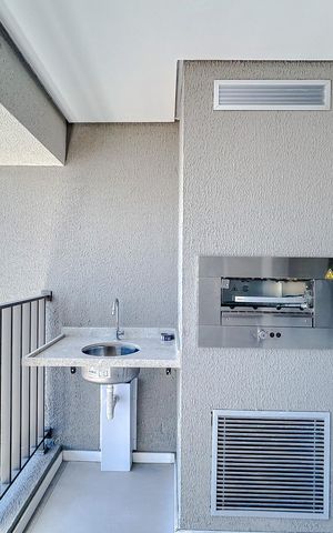 Apartamento para alugar com 68m², 2 quartos e 1 vagaChurrasqueira