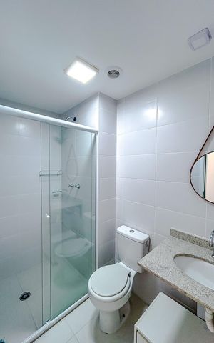 Apartamento para alugar com 68m², 2 quartos e 1 vagaBanheiro