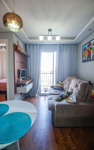 Apartamento à venda com 45m², 2 quartos e 1 vagaSala