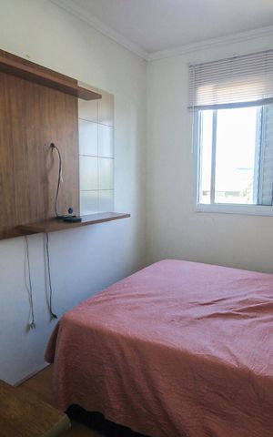 Apartamento à venda com 45m², 2 quartos e 1 vagaQuarto 2