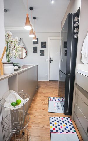 Apartamento à venda com 45m², 2 quartos e 1 vagaCozinha e Área de Serviço