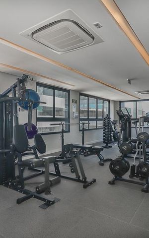 Apartamento para alugar com 28m², 1 quarto e sem vagaÁrea comum - Academia