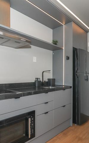 Apartamento para alugar com 28m², 1 quarto e sem vagaSala / Quarto / Cozinha