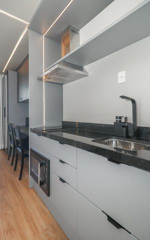 Apartamento para alugar com 28m², 1 quarto e sem vagaSala / Quarto / Cozinha