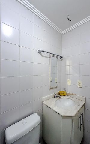 Apartamento à venda com 62m², 3 quartos e 1 vaga Apartamento à venda com 62m², 3 quartos e 1 vagaBanheiro Social