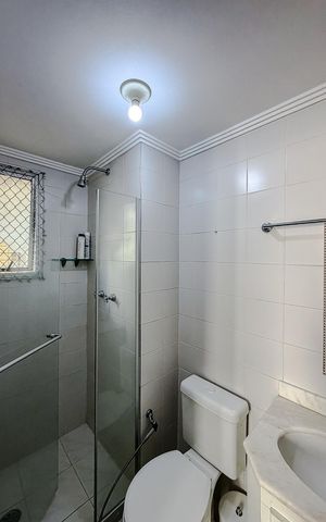 Apartamento à venda com 62m², 3 quartos e 1 vaga Apartamento à venda com 62m², 3 quartos e 1 vagaBanheiro Social