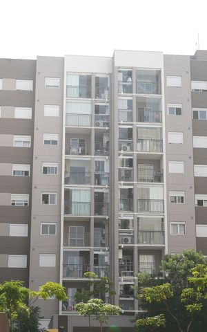Apartamento à venda com 51m², 2 quartos e 1 vagaFachada do bloco