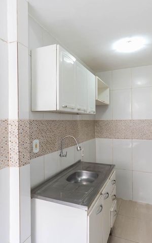 Apartamento à venda com 32m², 1 quarto e sem vagaCozinha e Área de Serviço