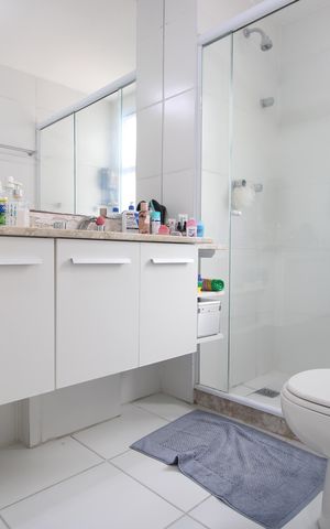 Apartamento à venda com 166m², 4 quartos e 3 vagasBanheiro da suíte 1
