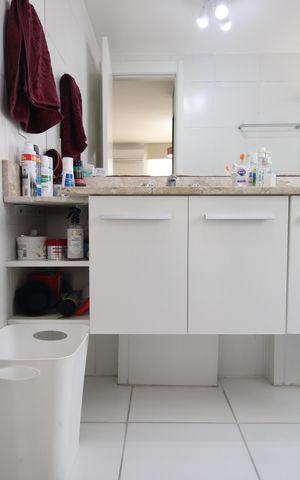 Apartamento à venda com 166m², 4 quartos e 3 vagasBanheiro da suíte 1
