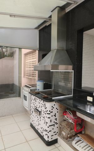 Apartamento à venda com 196m², 3 quartos e 1 vagaÁrea gourmet