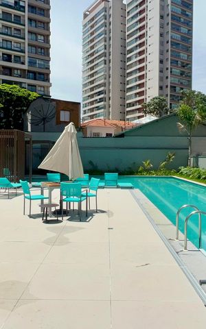 Studio para alugar com 29m², 1 quarto e sem vaga Studio para alugar com 29m², 1 quarto e sem vagaPiscina