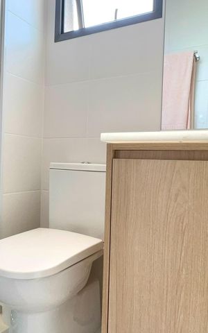 Studio para alugar com 29m², 1 quarto e sem vaga Studio para alugar com 29m², 1 quarto e sem vagaBanheiro