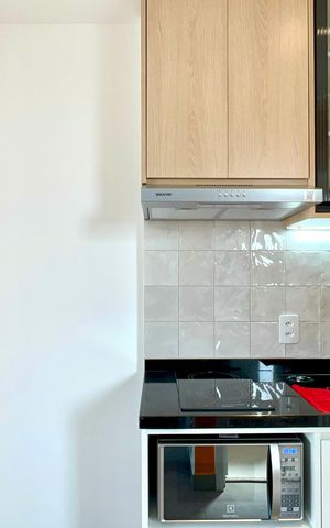 Studio para alugar com 29m², 1 quarto e sem vaga Studio para alugar com 29m², 1 quarto e sem vagaCozinha