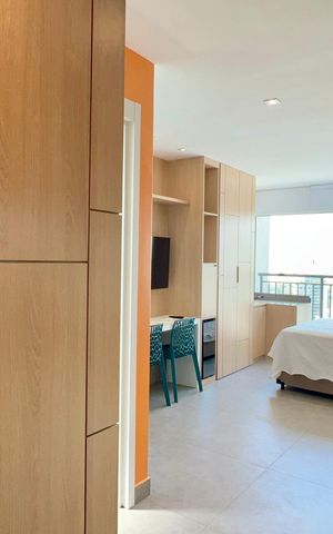 Studio para alugar com 29m², 1 quarto e sem vaga Studio para alugar com 29m², 1 quarto e sem vagaCozinha