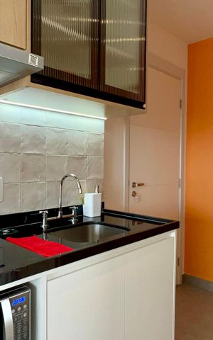 Studio para alugar com 29m², 1 quarto e sem vaga Studio para alugar com 29m², 1 quarto e sem vagaCozinha