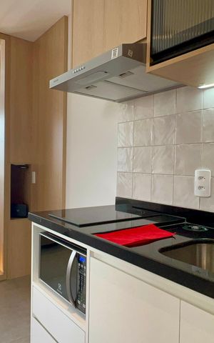 Studio para alugar com 29m², 1 quarto e sem vaga Studio para alugar com 29m², 1 quarto e sem vagaCozinha