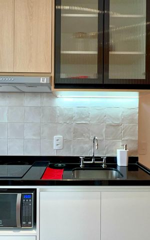 Studio para alugar com 29m², 1 quarto e sem vaga Studio para alugar com 29m², 1 quarto e sem vagaCozinha