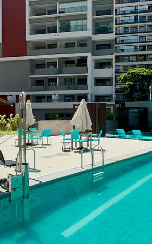Studio para alugar com 29m², 1 quarto e sem vaga Studio para alugar com 29m², 1 quarto e sem vagaPiscina